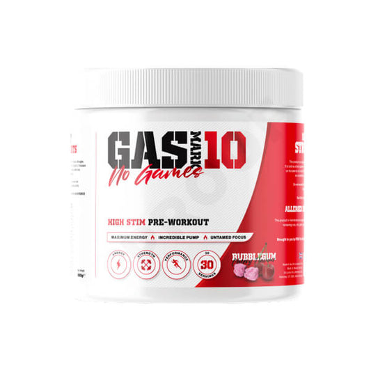 GASMARK10 - Gas Mark 10 No Games - High Stim Preworkout