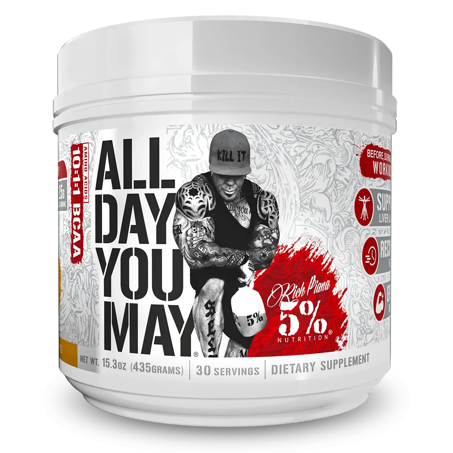 Rich Piana 5% Nutrition All Day You May